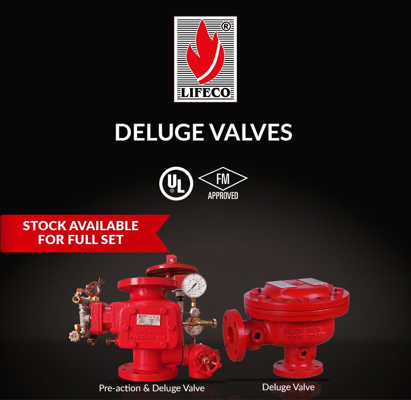 LIFECO’s UL & FM Deluge Valves