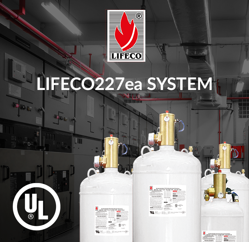 LIFECO227ea Suppression System!