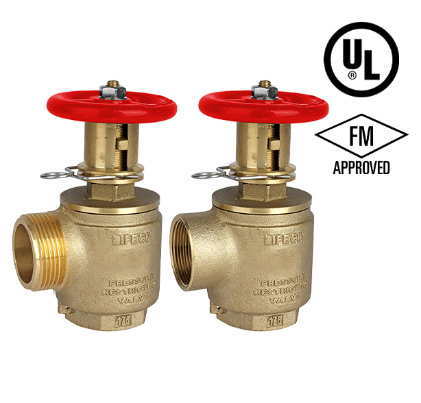 Pressure Restricting Angle Hose Valve