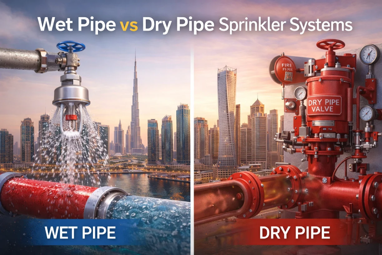 Wet Pipe vs Dry Pipe Sprinkler Systems