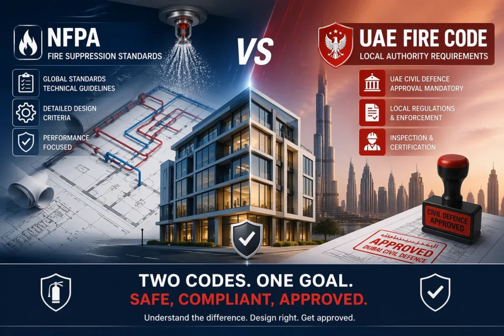 NFPA vs UAE Fire Code Explained